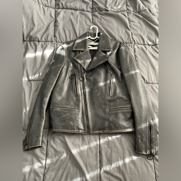 Off-White Leather Jacket - Picture 2 of 4